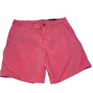 Vineyard Vines Island Short Mens 7" Shorts Knockout Pink 32 Waist EUC Preppy